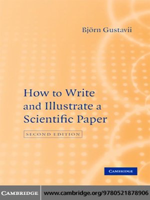 cover image of How to Write and Illustrate a Scientific Paper